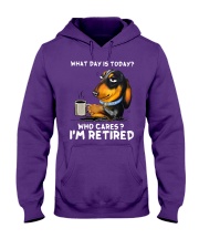 Dachshund Retired Hooded Sweatshirt front