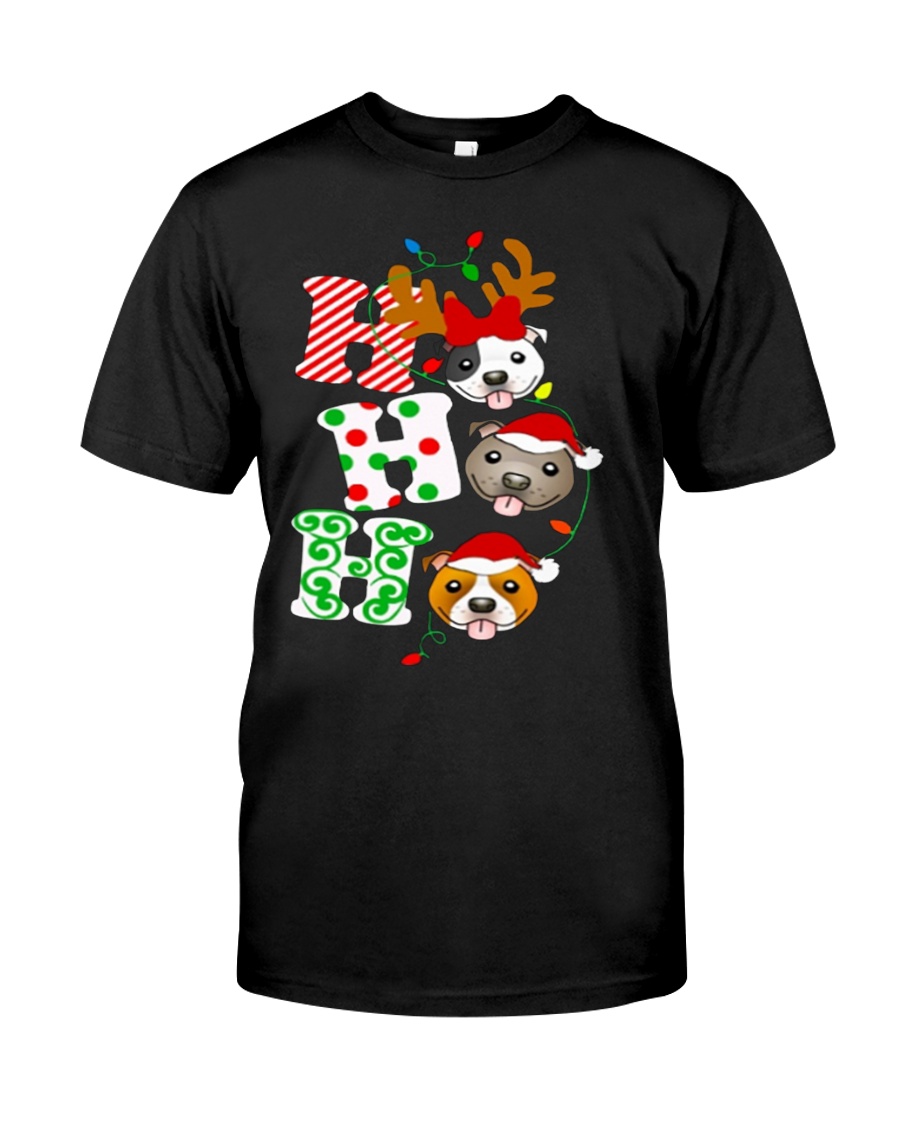 Pitbull Christmas Classic T-Shirt