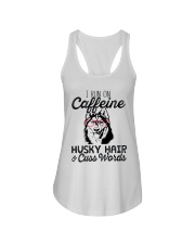 Caffeine Husky Hair Ladies Flowy Tank thumbnail