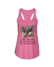 Owl At times i think to myself Ladies Flowy Tank thumbnail