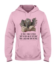 Owl At times i think to myself Hooded Sweatshirt front