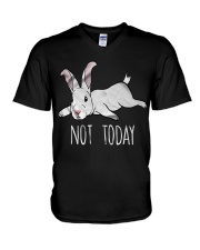 Rabbit Not Today V-Neck T-Shirt thumbnail