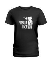 The Pitbull Face Ladies T-Shirt thumbnail