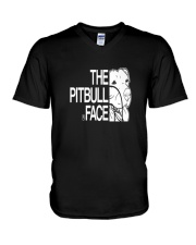 The Pitbull Face V-Neck T-Shirt thumbnail