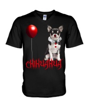 Chihuahua Halloween V-Neck T-Shirt thumbnail