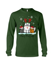 Cats Merry Fluffmas Long Sleeve Tee thumbnail