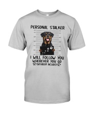 Rottweiler Stalker Classic T-Shirt front