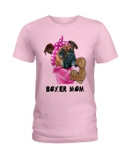 Boxer Mom Ladies T-Shirt tile