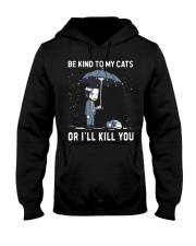 Be Kind To My Cats Hooded Sweatshirt thumbnail