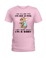 Chihuahua Mom Baby Ladies T-Shirt tile