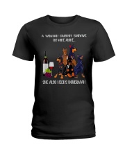 Woman Need Doberman Ladies T-Shirt thumbnail
