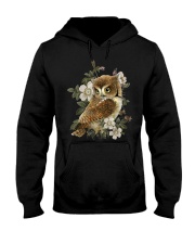 OWL AND FLOWERS Hooded Sweatshirt thumbnail