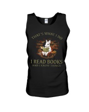 RABBIT - I READ BOOKS Unisex Tank thumbnail