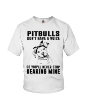 Pitbull Don't Have Voice Youth T-Shirt thumbnail