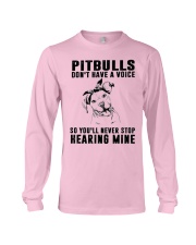Pitbull Don't Have Voice Long Sleeve Tee thumbnail