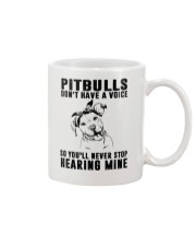 Pitbull Don't Have Voice Mug thumbnail