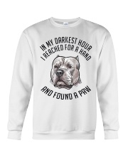 In My Darkest i Found My Pitbull Crewneck Sweatshirt thumbnail