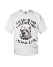 In My Darkest i Found My Pitbull Youth T-Shirt thumbnail