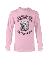 In My Darkest i Found My Pitbull Long Sleeve Tee thumbnail