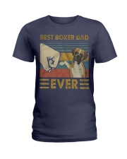 Boxer Dad Best Ever Ladies T-Shirt thumbnail