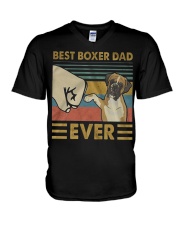Boxer Dad Best Ever V-Neck T-Shirt thumbnail