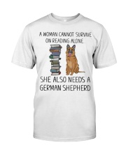 Woman Also Need German Shepherd Classic T-Shirt front