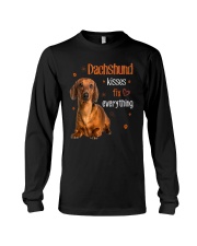 Dachshund Kisses Fix Everything Long Sleeve Tee tile