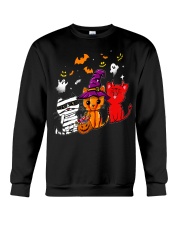Cats Trio Halloween Crewneck Sweatshirt thumbnail