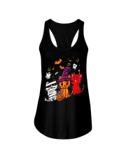 Cats Trio Halloween Ladies Flowy Tank thumbnail