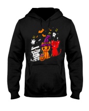 Cats Trio Halloween Hooded Sweatshirt thumbnail