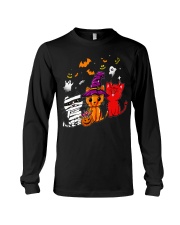 Cats Trio Halloween Long Sleeve Tee thumbnail