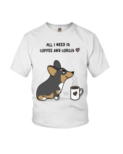 My Corgi and Coffee Youth T-Shirt thumbnail