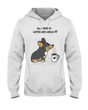 My Corgi and Coffee Hooded Sweatshirt thumbnail