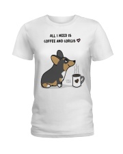 My Corgi and Coffee Ladies T-Shirt thumbnail