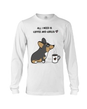 My Corgi and Coffee Long Sleeve Tee thumbnail
