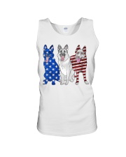 German Shepherd Flag Unisex Tank thumbnail
