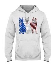 German Shepherd Flag Hooded Sweatshirt thumbnail