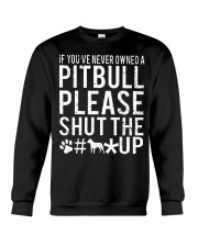Pitbull Owned Crewneck Sweatshirt thumbnail