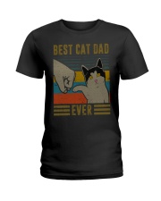 Cat Dad Ladies T-Shirt thumbnail
