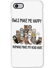 Owls Make Me Happy Phone Case thumbnail