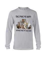 Owls Make Me Happy Long Sleeve Tee thumbnail