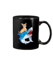 Chihuahua Riding Shark Mug tile
