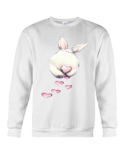 Rabbit Bunny Heart Crewneck Sweatshirt thumbnail