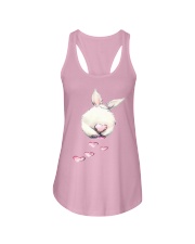 Rabbit Bunny Heart Ladies Flowy Tank thumbnail