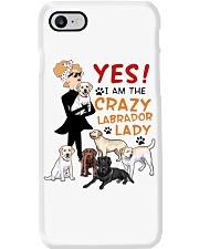 Crazy Lady Labrador Phone Case thumbnail