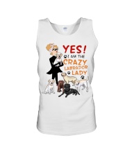 Crazy Lady Labrador Unisex Tank thumbnail