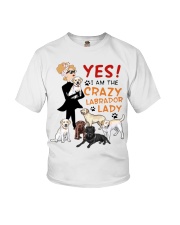 Crazy Lady Labrador Youth T-Shirt thumbnail