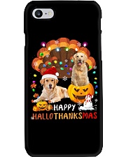 Golden Retriever Hallothanksmas Phone Case tile
