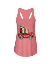 Labrador Christmas Car Ladies Flowy Tank thumbnail