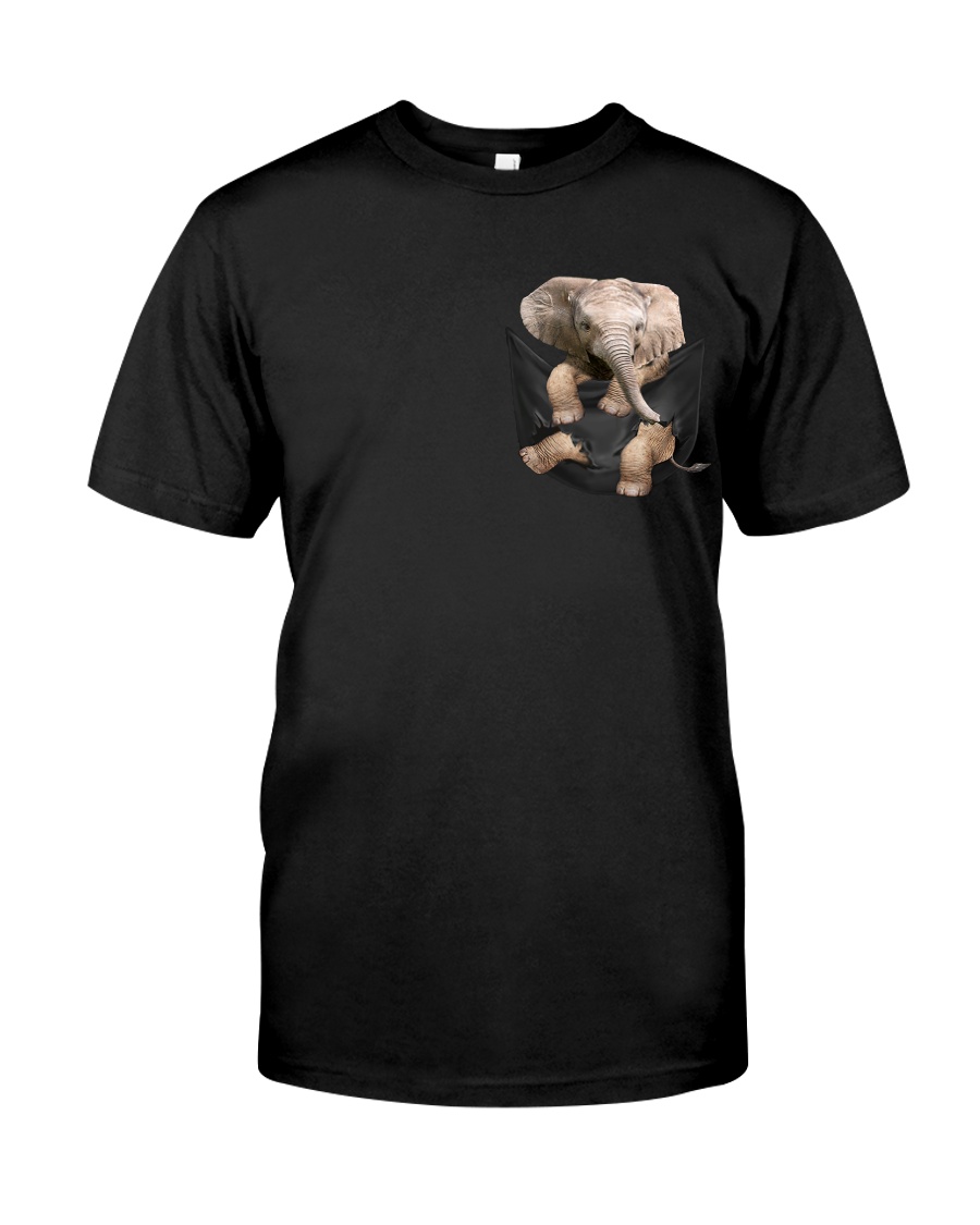 Elephant Pocket Classic T-Shirt